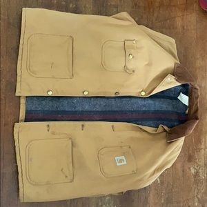 Vintage blanket lined cathartic chore jacket